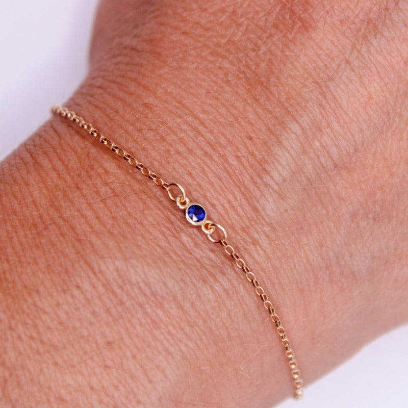 14k gold permanent bracelet